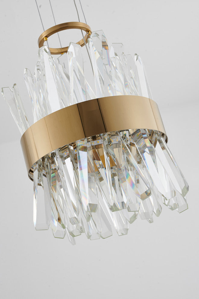 Bethel International LX61P10G 1-Light LED Pendant, Gold