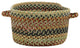 Bangor Braided Basket, Sage Green, 20"x20"x12"