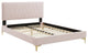 Phillipa Performance Velvet King Platform Bed - Pink