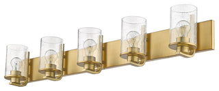 Z-Lite 492-5V Beckett 5 Light 42"W Bathroom Vanity Light - Chrome