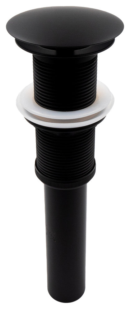 Novatto Umbrella Drain Without Overflow, Matte Black