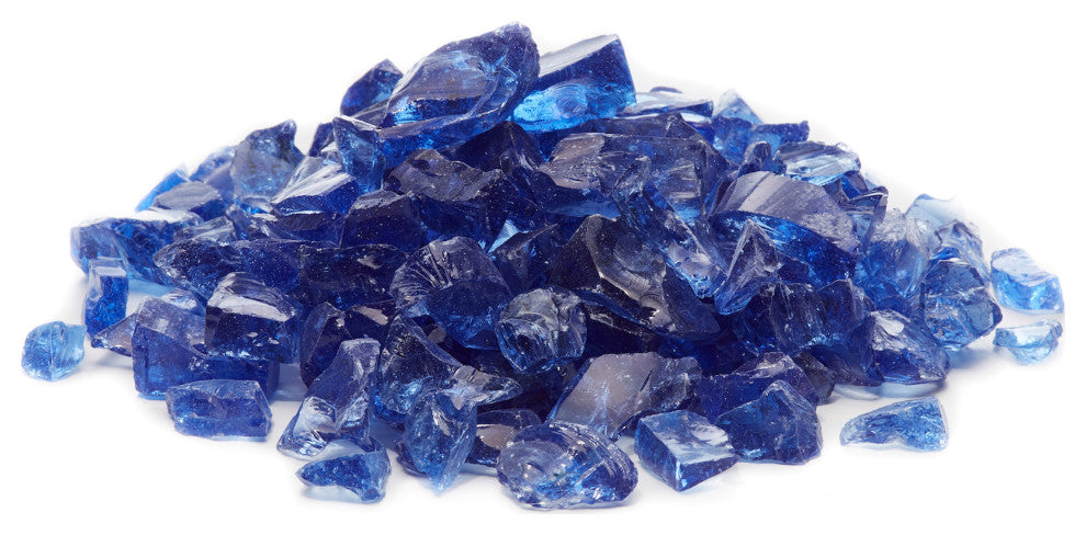 10 lb Seabreeze, ocean blue Fire Glass for Fire Pit