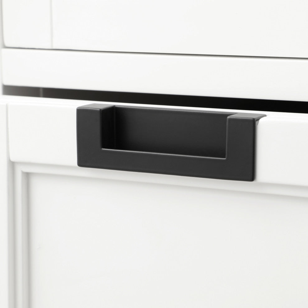 Ove Decors Pembroke 30" Single Sink Bathroom Vanity, White With Black