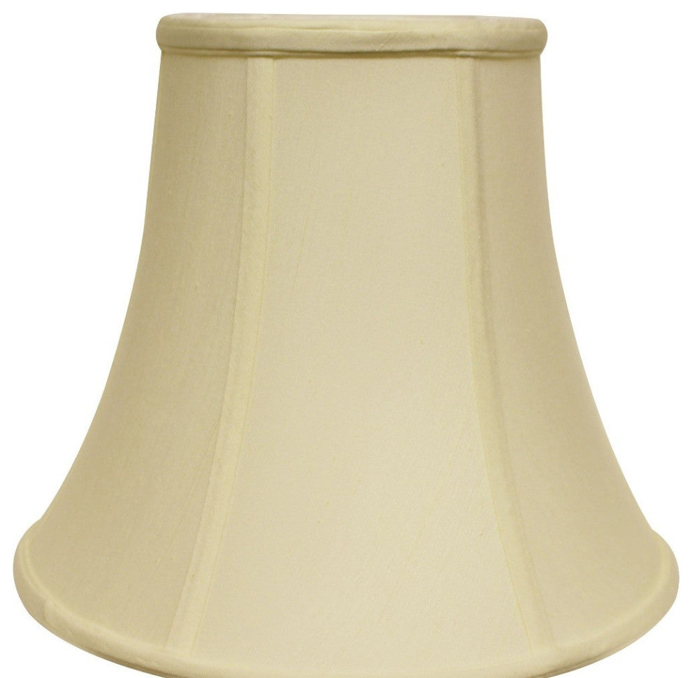 16" Ivory Premium Bell Monay Shantung Lampshade