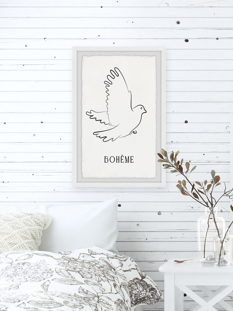 "Like a Free Bird" Framed Painting Print, 30x45