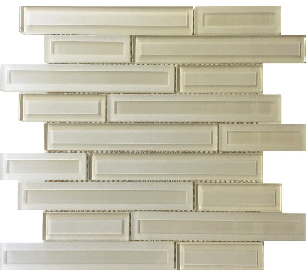 11.75x11.75 Sand Blast Windows Tile, Beige
