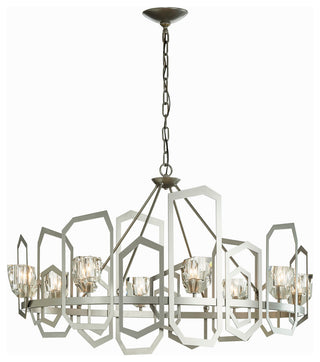 Gatsby Chandelier, Vintage Platinum