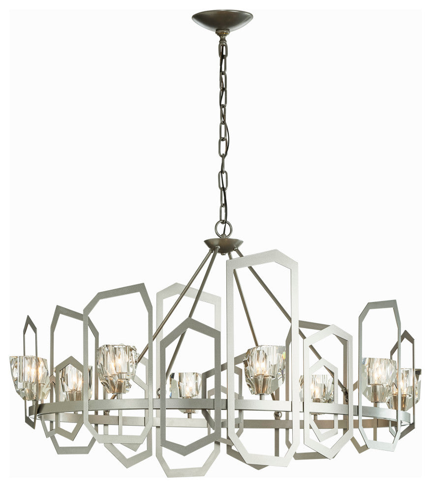 Gatsby Chandelier, Vintage Platinum