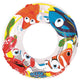 20" Clear Ocean Fun Children's Inflatable Swimming Pool Inner Tube Ring Float