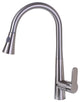 Vanity Art Pull Out Kitchen Faucet, Brushed Nickel