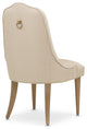 Malibu Crest Dining Side Chair, Set of 2 - Sahara/Burnished Gold