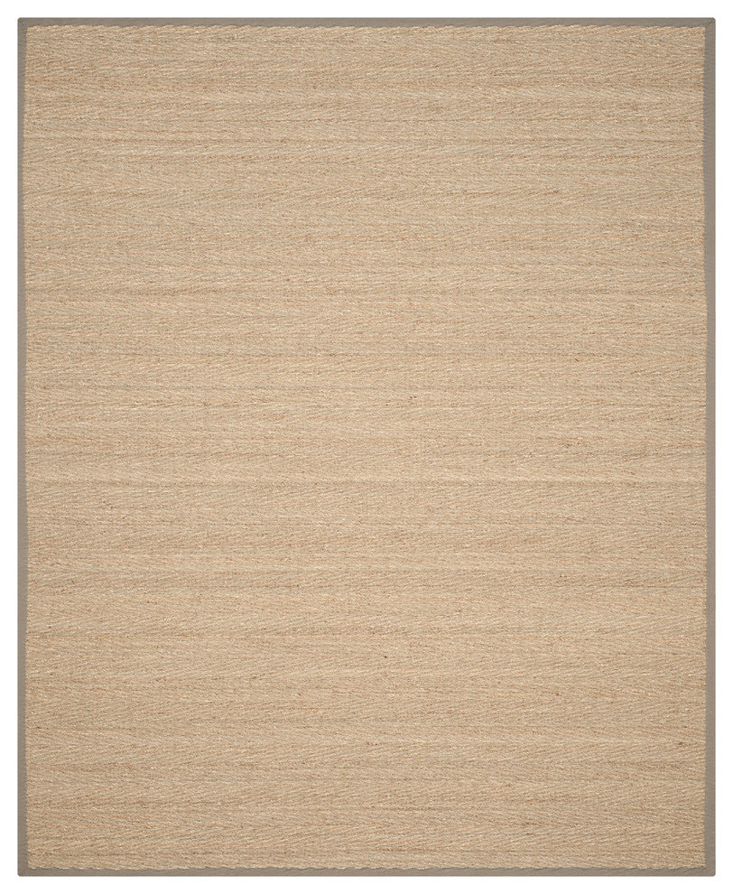 Safavieh Natural Fiber Collection NF115 Rug, Natural/Grey, 11' X 15'