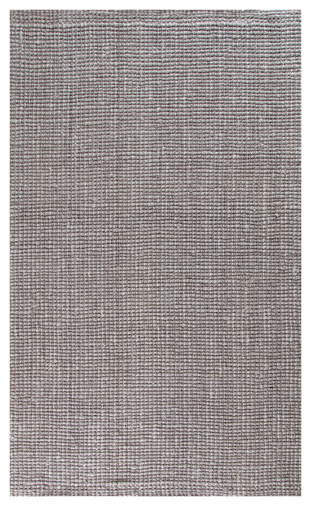 8'x10' Andes Gray Jute Area Rug