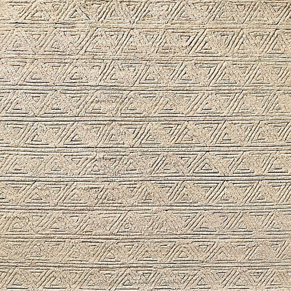 Ahgly Company Indoor Square Mid-Century Modern Area Rugs, 7' Square