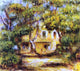Pierre Auguste Renoir The Farm at Collettes, 20"x25" Wall Decal