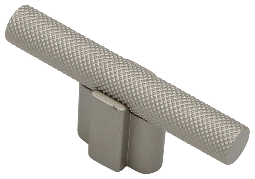Knurled T-Knob, Matte Nickel