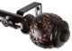 Frond 1" Curtain Rod, Bronze, 120"-170"