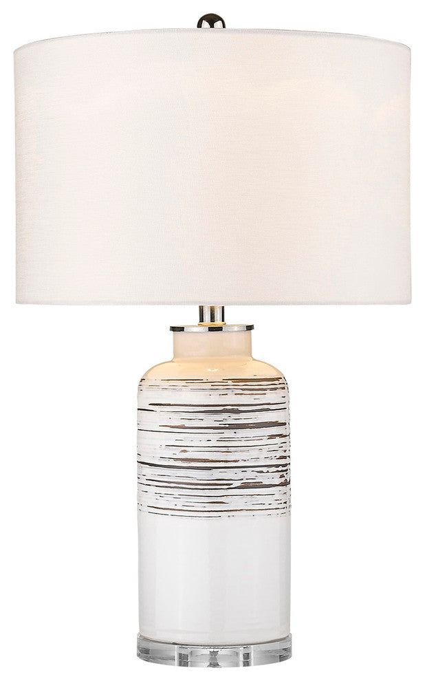 Trend Home 1-Light Polished Nickel Table Lamp