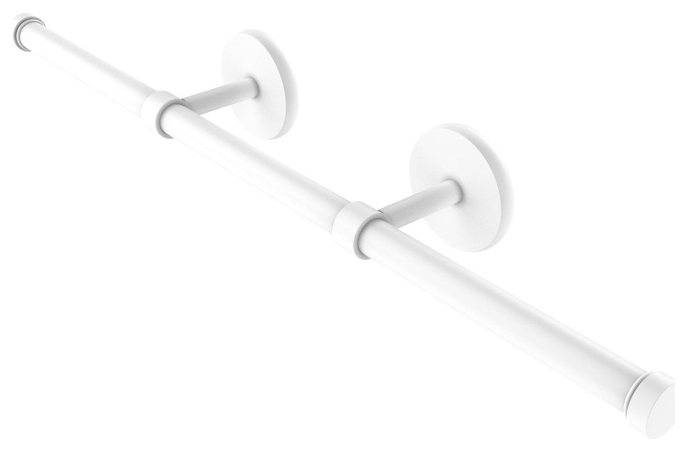 Prestige Skyline Wall Mounted Horizontal Guest Towel Holder, Matte White