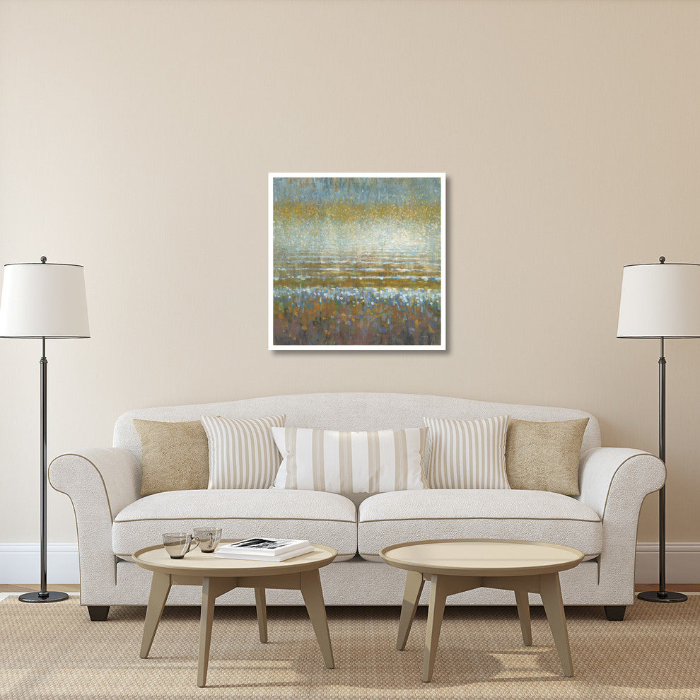 "Rains Over the Lake Light" Digital Paper Print by Danhui Nai, 38"x38"