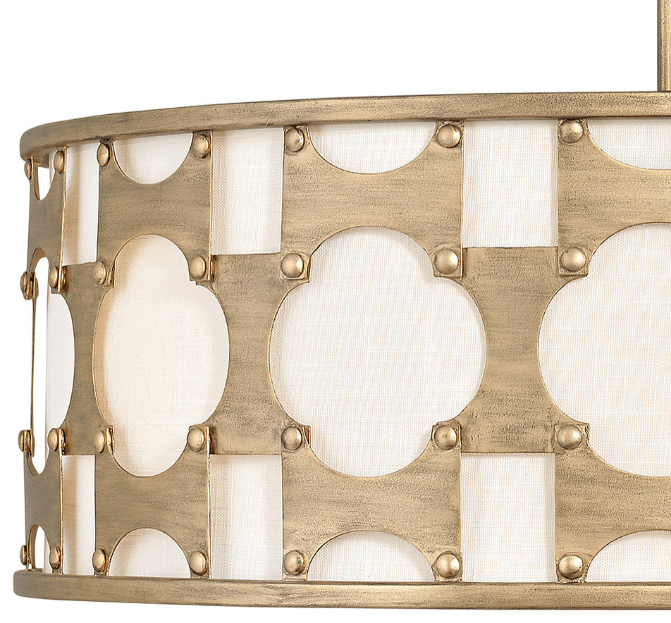 Carter 6-Light Chandelier in Burnished Gold