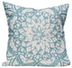 Stamped Flower Pillow, Silverberry