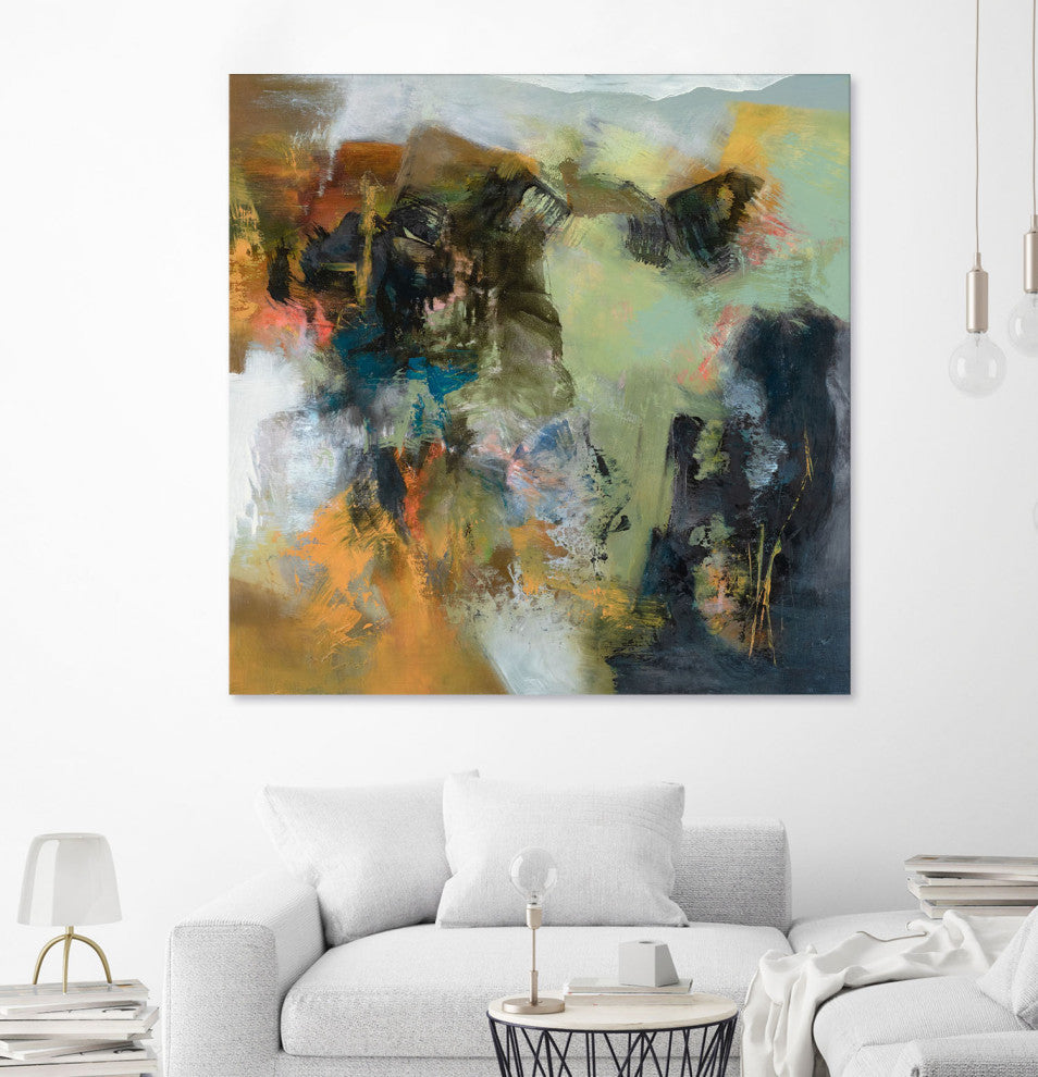 Rock Corral - 72 x 72 by Emilia Arana