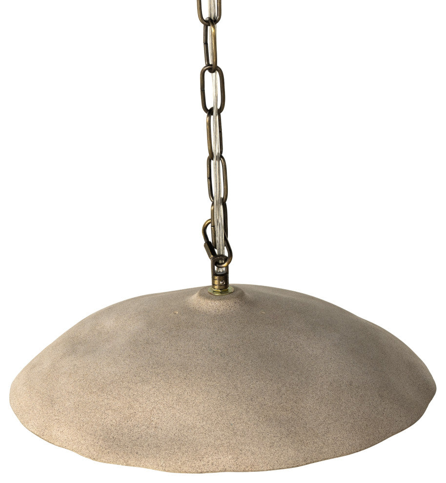 Organic Ceramic Pendant-Sand Porcelain