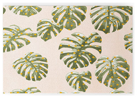 Dash and Ash Palm Oasis Welcome Mat