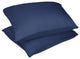 Lotus Home Stain and Water Resistant Microfiber Bed Pillow 2-Pack, Smoke Blue, S