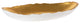 Broken Egg Bowl, White and Gold Leaf, Extra Large