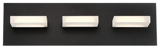 Olson 3 Light LED Bath Bar Black