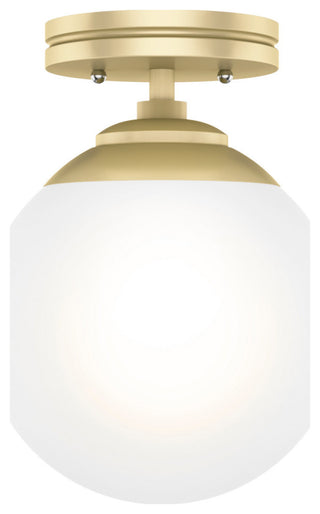 Hunter Hepburn Collection 1-Light Sputnik Flush Mount, Painted Modern Brass