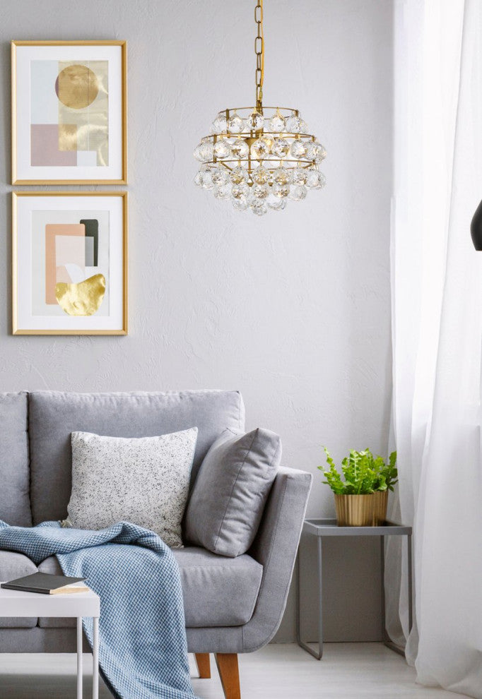 Seren 12" Pendant, Brass