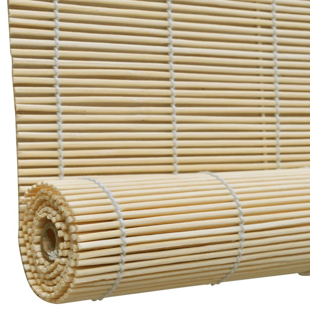 Natural Bamboo Roller Blinds 31.5"x63"