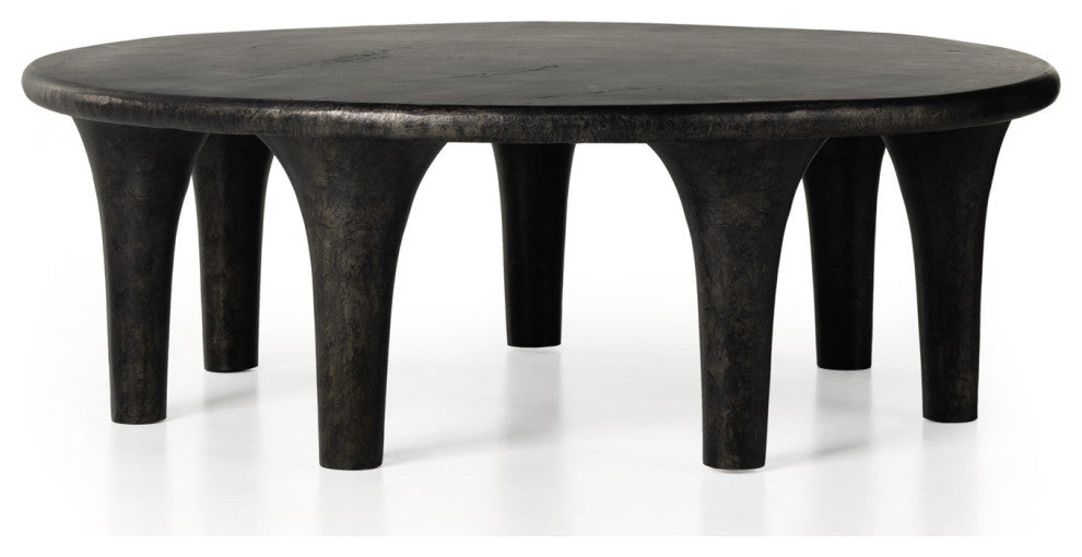 Kelden Coffee Table-Raw Black