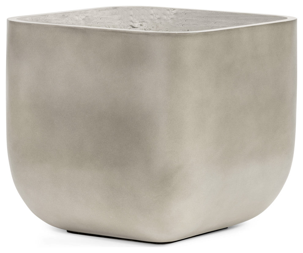 Ivan Square Planter-Grey Concrete