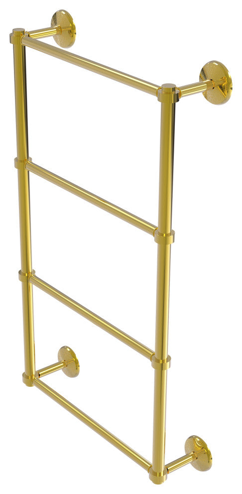 Monte Carlo 4 Tier 24" Ladder Towel Bar, Polished Brass