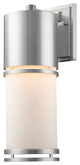 Luminata Collection Outdoor LED Wall Light in Brushed Aluminum Finish
