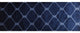 2' x 6' Navy Nautical Knots Washable Runner Rug