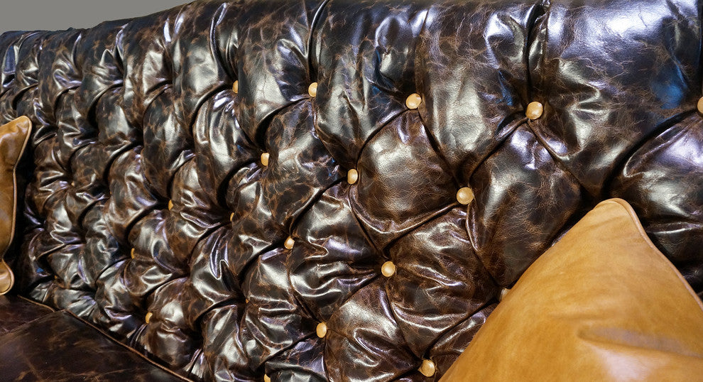 "Medina" 3 Cushion Tufted Sofa