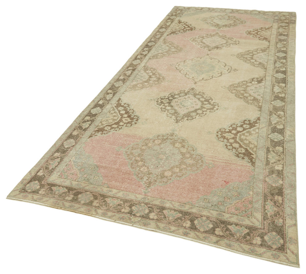 Rug N Carpet - Handwoven Oriental 4' 8" x 12' 3" Antique Runner Rug