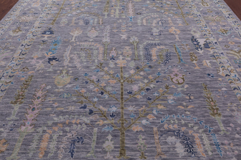 10' 0" X 13' 11" Hand Knotted Turkish Oushak Wool Rug - Q13323