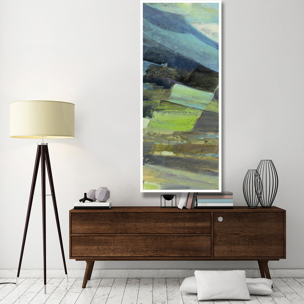 "View of the Coast Panel II" Digital Paper Print by Albena Hristova, 32"x77"