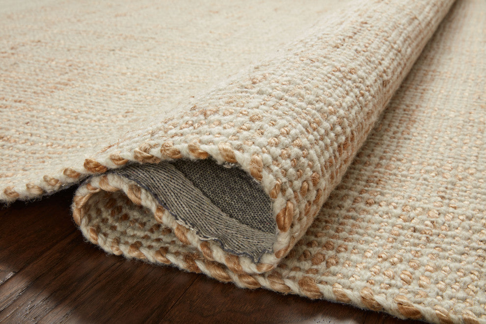 Jean Stoffer x Loloi Cornwall Ivory / Natural 2'-6" x 9'-9" Runner Rug