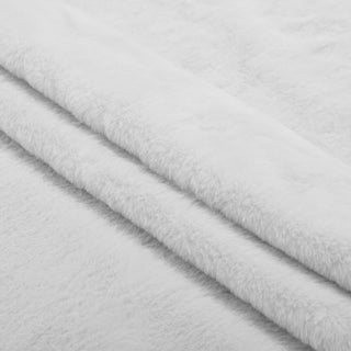 Soft-Touch Faux Fur Bedroom Bench, White