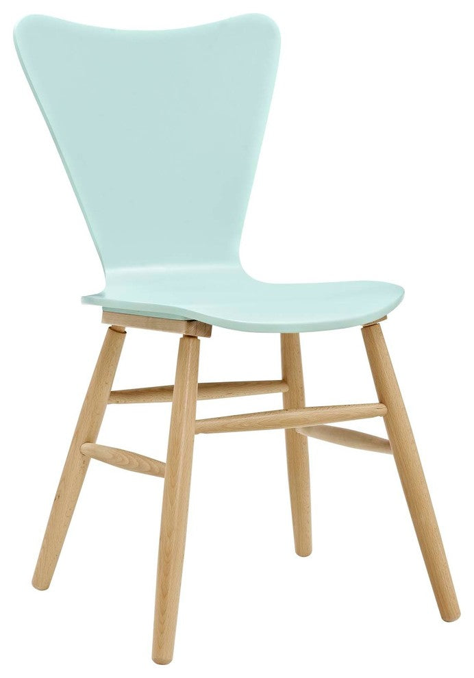Cascade Dining Chair Set of 2, Light Blue