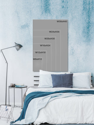 "Waves Roll" Framed Painting Print, 16x24