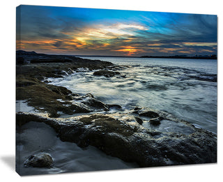 "Fascinating Sunset at Australia Coastline" Canvas Print40"x30"