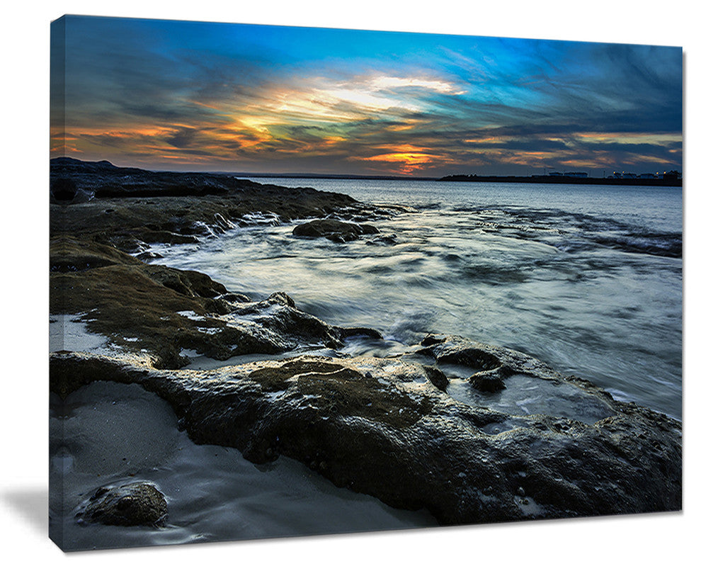 "Fascinating Sunset at Australia Coastline" Canvas Print40"x30"